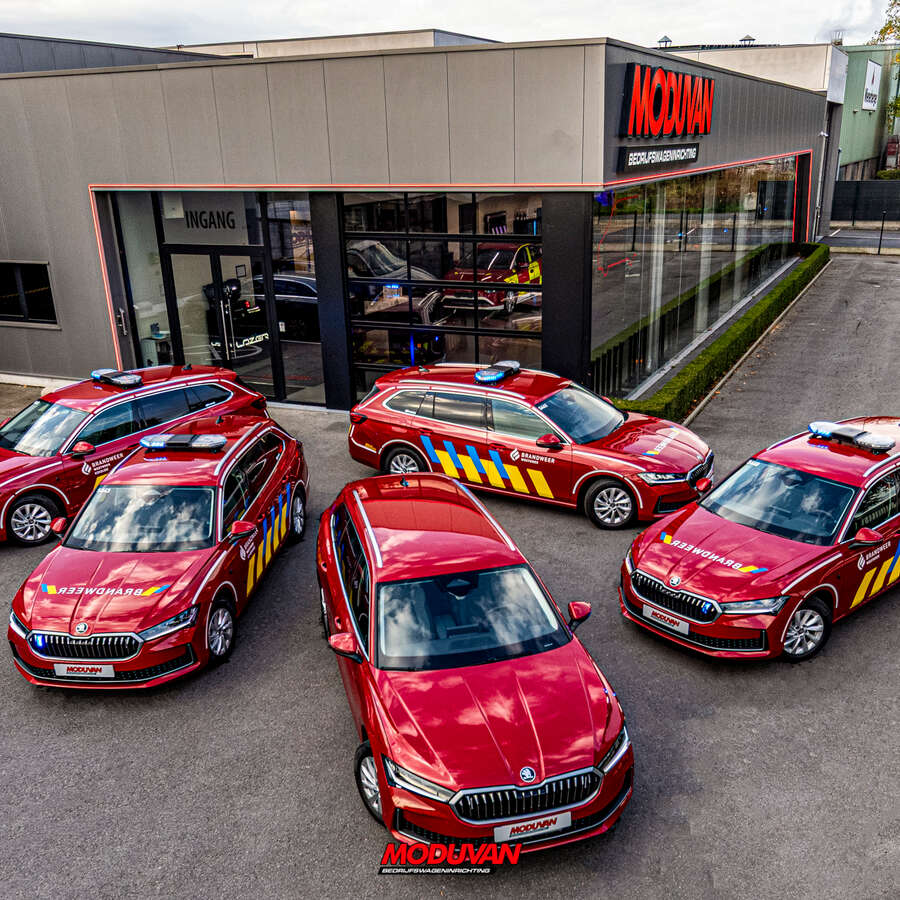 Brandweer Westhoek - Commandowagens Skoda Superb